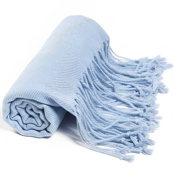 Oussum Soft Silk Shawl Wrap Women Viscose Solid Scarf for Birthday Gifts - Picture 6 of 7